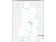 Crenshaw County, AL Wall Map Premium Style 2022