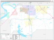 DeSoto County, MS Wall Map Premium Style 2022