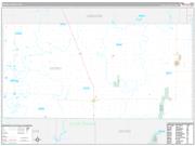 Dickey County, ND Wall Map Premium Style 2022