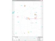 Dodge County, MN Wall Map Premium Style 2022