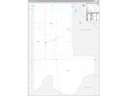 Ellis County, OK Wall Map Premium Style 2022