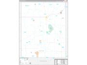 Fayette County, IA Wall Map Premium Style 2022