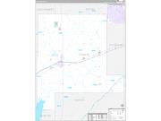 Fayette County, IL Wall Map Premium Style 2022