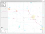 Floyd County, IA Wall Map Premium Style 2023
