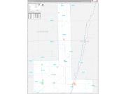 Ford County, IL Wall Map Premium Style 2022