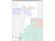 Forrest County, MS Wall Map Premium Style 2022