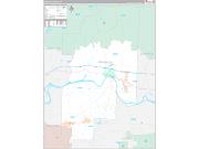 Franklin County, AR Wall Map Premium Style 2023