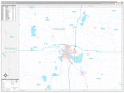Freeborn County, MN Wall Map Premium Style 2022