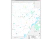 Fulton County, IL Wall Map Premium Style 2022
