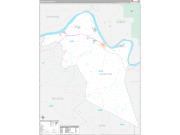 Hancock County, KY Wall Map Premium Style 2022