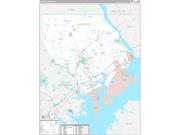 Harford County, MD Wall Map Premium Style 2022