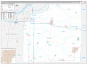 Henry County, IL Wall Map Premium Style 2023