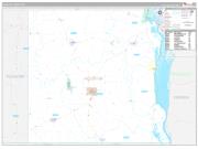 Houston County, MN Wall Map Premium Style 2022