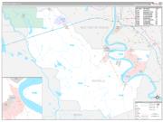 IbervilleParish (County), LA Wall Map Premium Style 2023