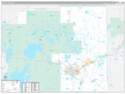 Itasca County, MN Wall Map Premium Style 2022