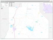 JacksonParish (County), LA Wall Map Premium Style 2023