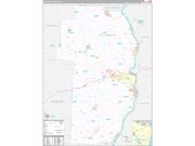 Jefferson County, OH Wall Map Premium Style 2022