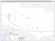 Jerome County, ID Wall Map Premium Style 2023