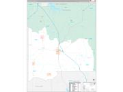 Johnson County, IL Wall Map Premium Style 2022