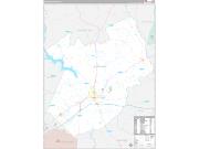 Kershaw County, SC Wall Map Premium Style 2022