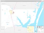 Kleberg County, TX Wall Map Premium Style 2023