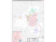 LafayetteParish (County), LA Wall Map Premium Style 2023