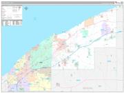 Lake County, OH Wall Map Premium Style 2022