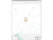 Leake County, MS Wall Map Premium Style 2022