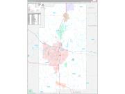 Lee County, MS Wall Map Premium Style 2022