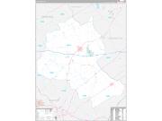 Lee County, SC Wall Map Premium Style 2022