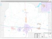 LincolnParish (County), LA Wall Map Premium Style 2023