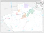 Macon County, AL Wall Map Premium Style 2022