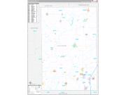 Macoupin County, IL Wall Map Premium Style 2022