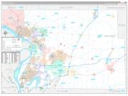 Madison County, IL Wall Map Premium Style 2023