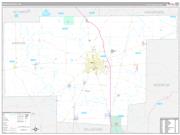 Marion County, OH Wall Map Premium Style 2022