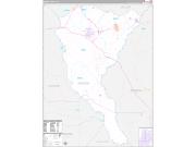 Marion County, SC Wall Map Premium Style 2022
