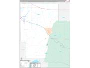 Marshall County, MS Wall Map Premium Style 2022