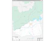 McDowell County, NC Wall Map Premium Style 2022