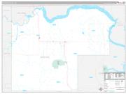 McKenzie County, ND Wall Map Premium Style 2022