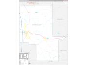 Montgomery County, MS Wall Map Premium Style 2022