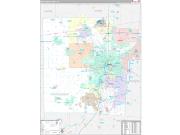 Montgomery County, OH Wall Map Premium Style 2022