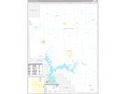 Moultrie County, IL Wall Map Premium Style 2022