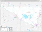 Nicollet County, MN Wall Map Premium Style 2022