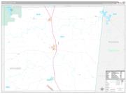 Noxubee County, MS Wall Map Premium Style 2022