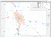 Olmsted County, MN Wall Map Premium Style 2022