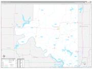 Osage County, OK Wall Map Premium Style 2022