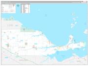 Ottawa County, OH Wall Map Premium Style 2022