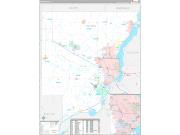 Peoria County, IL Wall Map Premium Style 2023