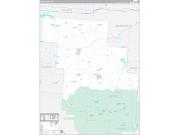 Perry County, OH Wall Map Premium Style 2022