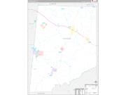 Pickens County, AL Wall Map Premium Style 2023